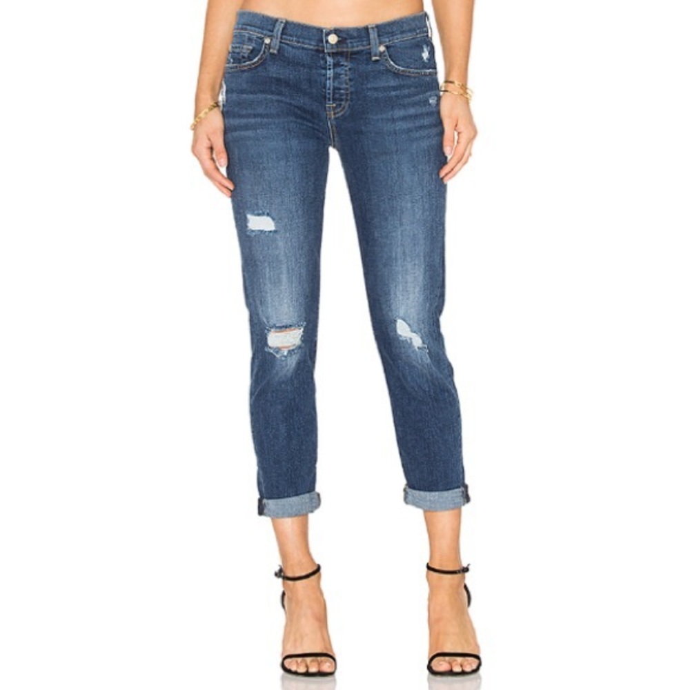 7 For All Mankind Josefina Boyfriend Jeans